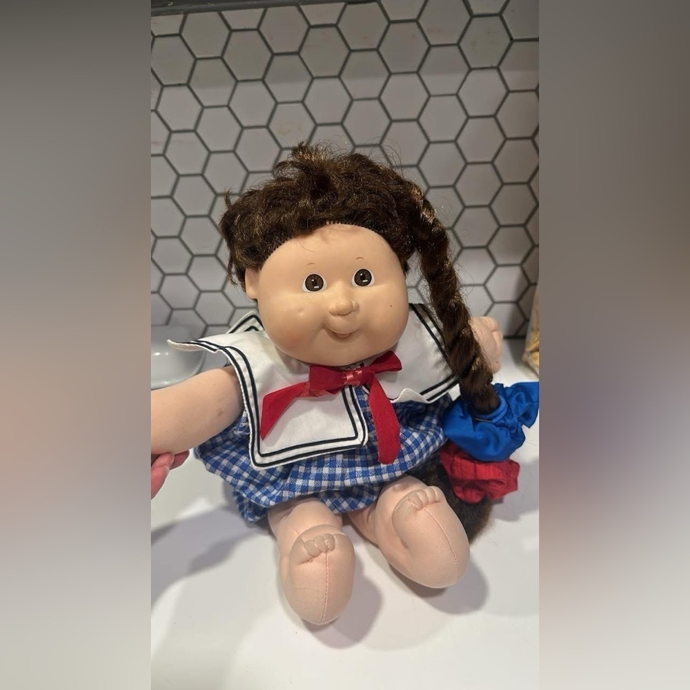 RARE vintage! Cabbage Patch kids growing hair head mold #23